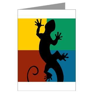 Peace Love Geckos Greeting Cards (Pk of 10)