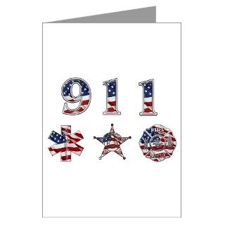 911 Gifts  911 Greeting Cards  911 Greeting Cards (Pk of 10)