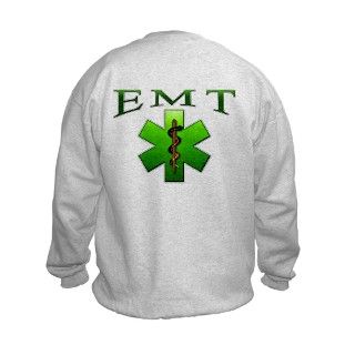 911 Gifts  911 Sweatshirts & Hoodies  EMT(Green) Kids Sweatshirt