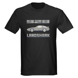 928 Late Landshark   Front, Dark T Shirt for