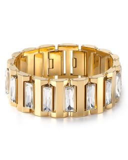 Michael Kors Clear Crystal Link Bracelet