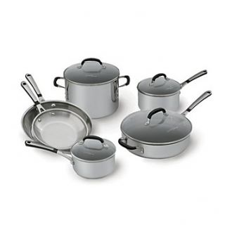 Simply Calphalon Stainless Steel 10 Piece Cooking Set