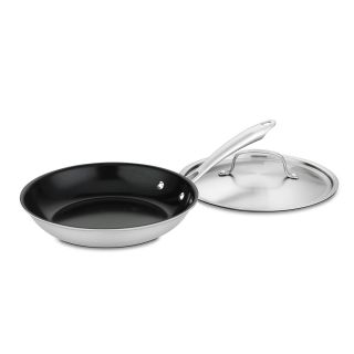 ® Tri ply Stainless Non Stick 10 Covered Skillet