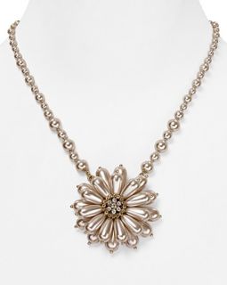 Carolee Floral Pendant Necklace, 16