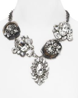 Cara Accessories Jeweled Statement Necklace, 17
