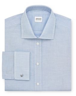 Armani Collezioni Micro Texture Dress Shirt   Contemporary Fit