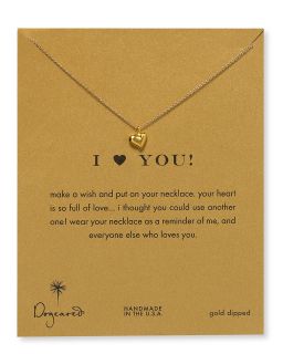 Dogeared I Love You Heart Necklace, 18