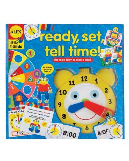 alex toys ready set tell time clock price $ 20 00 color multi size one