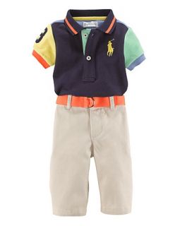 boys colorblock polo pant set sizes 3 9 months orig $ 55 00 sale $ 33