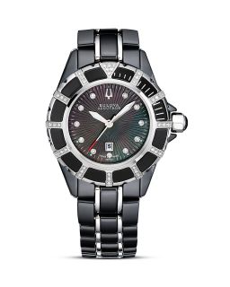 Bulova Accutron Mirador Collection Ladies Stainless Steel and Ceramic