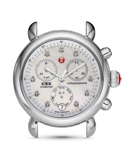 Michele CSX Day Stainless Watch Head, 36mm