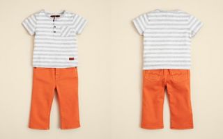 For All Mankind Infant Boys Jersey Tee & Jean Set   Sizes 0 9