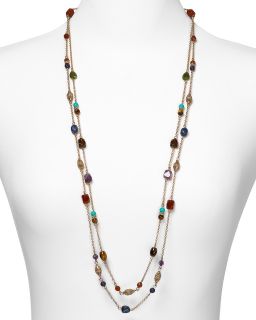 Lauren Color Bazaar Two Row Beaded Necklace, 36