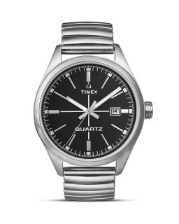 Timex Black Dial Quartz Watch, 38mm