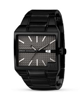 Armani Exchange Square Dial Watch, 43 mm