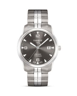 Tissot PR 100 Mens Anthracite Quartz Classic Watch, 38mm