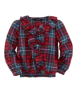 smocked waist plaid top sizes 2t 6x orig $ 45 00 sale $ 18 00 pricing