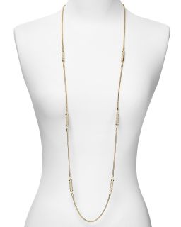 Michael Kors Pavé Barrel Necklace, 48