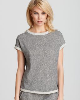 aqua tee french terry roll sleeve price $ 68 00 color grey heather
