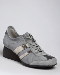 dkny lace up wedge sneakers raina price $ 85 00 color charcoal