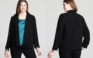 Eileen Fisher Plus Angled Hem Suiting Jacket_2