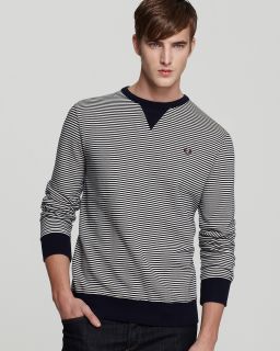 fred perry stripe sweatshirt price $ 145 00 color dark carbon size