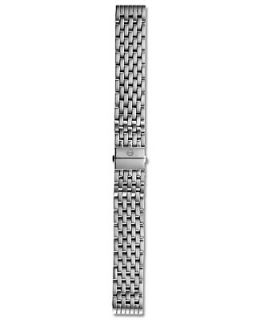 Michele Deco Moderne Stainless Steel 7 Link Bracelet, 18 mm