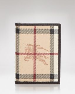 burberry wallet haymarket bi fold price $ 215 00 color chocolate