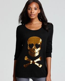 wildfox sweater love skull sequin price $ 178 00 color clean black