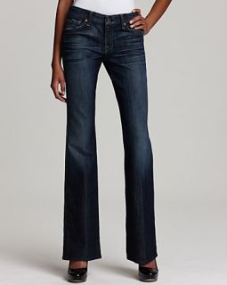 pocket flare jeans in nouveau new york dark wash price $ 178 00
