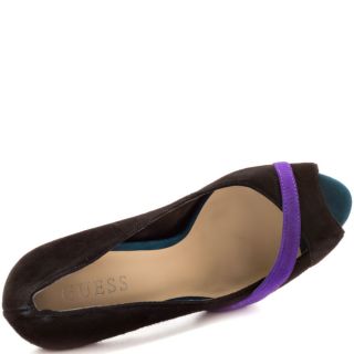 Guesss Multi Color Isila   Black Multi Suede for 109.99