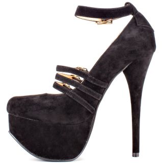 Luichinys Black Pam Per   Black Suede for 94.99