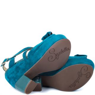 Seychelless Green Late Night   Teal Suede for 129.99
