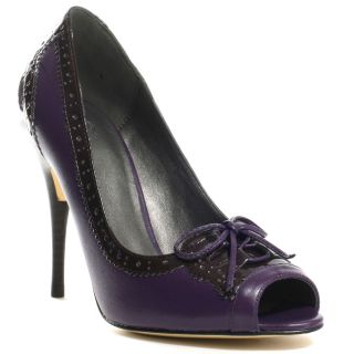 Lo Edyth Shoe   Purple/Brown