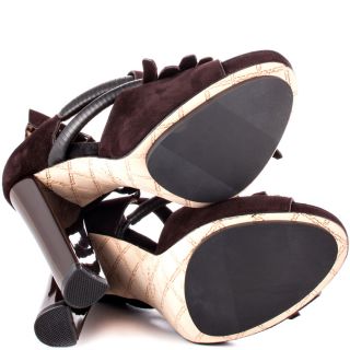 Brown Hortensia   Brown Suede for 324.99