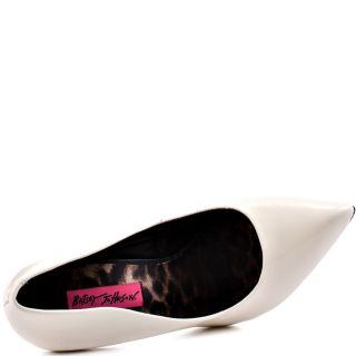 Betsey Johnsons White Tappp   White Patent for 109.99