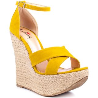 Luichiny Yellow Suede Shoes   Luichiny Yellow Suede