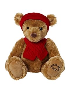  12 inch fraser bear with hat and scarf   