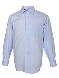 Double TWO Classic plain long sleeve shirt Light Blue   House of Fraser