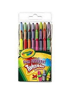 Crayola 24 mini twistable SFX crayons   House of Fraser