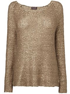 Phase Eight Daria sequin jumper Gold   House of Fraser