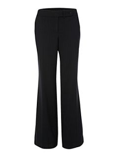 The Department Pinstripe trouser 30 inch leg Black   