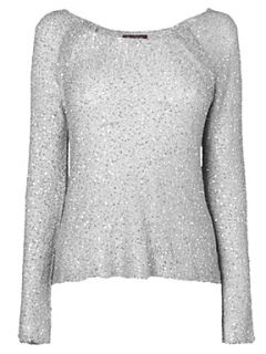 Phase Eight Esther sequin jumper Silver   