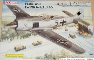 Azmodel AZ 7266 Focke Wulf FW 190 A 1 2 Jabo Kit 1 72