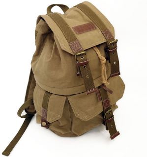 F2002 Canvas DSLR Camera Bag Backpack Rucksack Bag