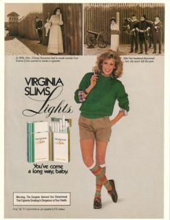1982 Virginia Slims Elvena Newsome 1896 Fort Kearns Ad