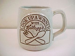 Kelloggs Cereal Cook Up A Winner with Kelloggs Promo Pottery Coffee