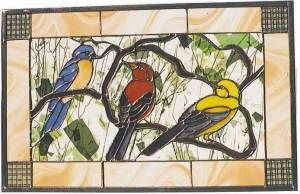 Stained Glass Supplies North American Bird Panels