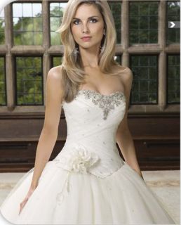 New Bead White Ivory Wedding Dress Size Custom 2 4 6 8 10 12 14 16 18