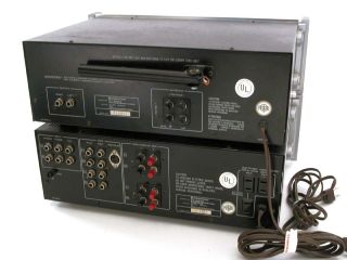 Vintage Kenwood Ka 3500 40WPC Amplifier KT 5300 Am FM Tuner—as Is